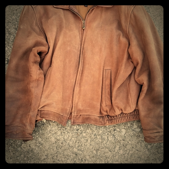 Mens Vintage Leather Jacket - Picture 1 of 4